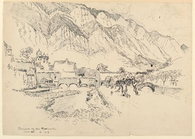 Źródło Gordicchio autorstwa Joseph Pennell