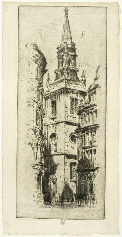 Augustyna i Świętej Wiary autorstwa Joseph Pennell