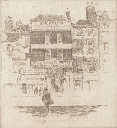Brama św. Bartłomieja, 1907 r. autorstwa Joseph Pennell