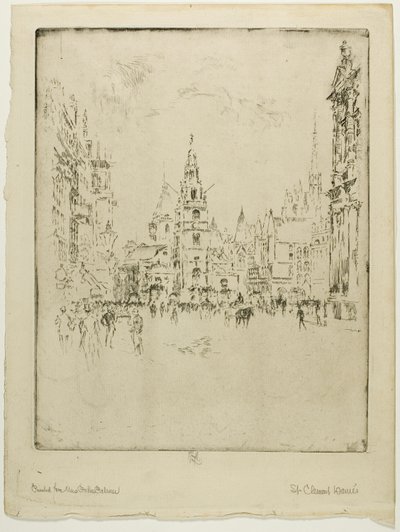 Św. Klemens Duńczycy autorstwa Joseph Pennell