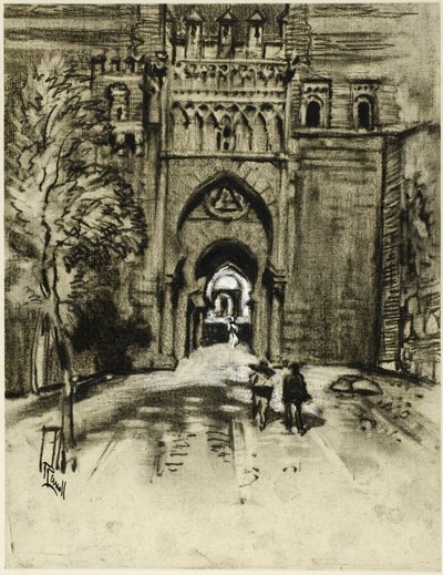 Wspaniała Brama Słońca autorstwa Joseph Pennell