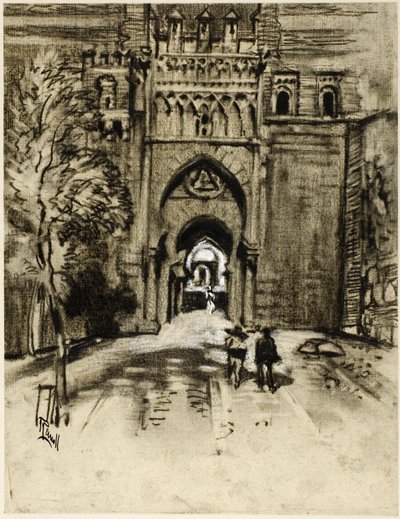 Wspaniała Brama Słońca autorstwa Joseph Pennell