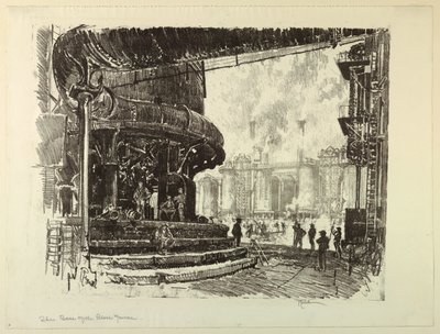 Podstawa Wielkiego Pieca autorstwa Joseph Pennell
