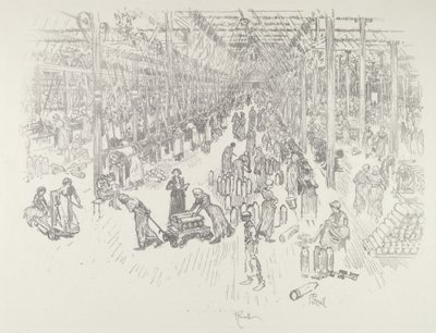 Zatoka Tysiąca Dziewcząt, 1916. autorstwa Joseph Pennell