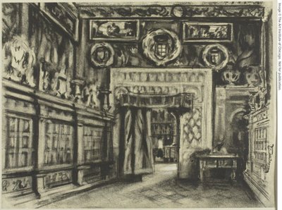 Kapitularz, Katedra w Toledo autorstwa Joseph Pennell
