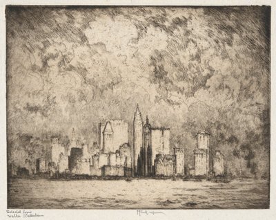 Miasto w 1915 r. autorstwa Joseph Pennell