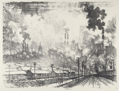 Kopalnia Węgla autorstwa Joseph Pennell
