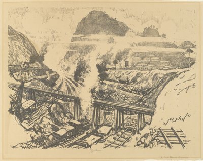 Cięcie w Paraiso autorstwa Joseph Pennell
