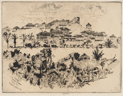 Debata De Lesseps autorstwa Joseph Pennell