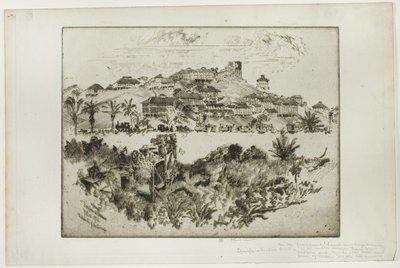 Debata de Lesseps, Panama autorstwa Joseph Pennell