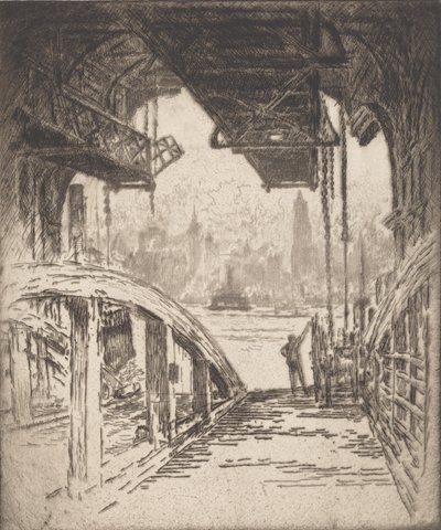 Dom promowy, 1919. autorstwa Joseph Pennell