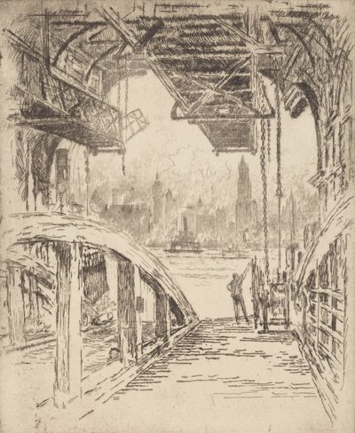 Dom promowy, 1919. autorstwa Joseph Pennell