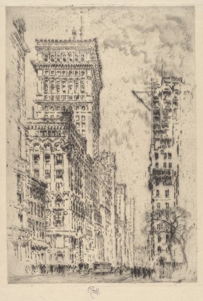 Złoty Gzyms, I autorstwa Joseph Pennell