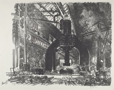 Wielki Młot autorstwa Joseph Pennell
