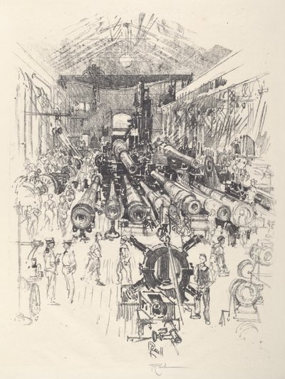 Fabryka broni autorstwa Joseph Pennell