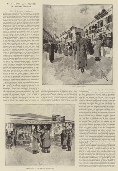 Żyd w domu — Joseph Pennell autorstwa Joseph Pennell