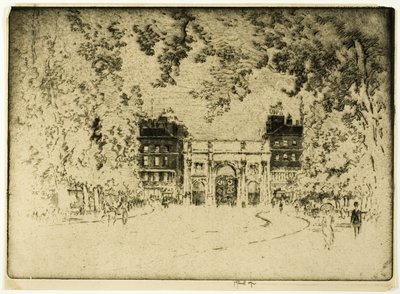 Marmurowy Łuk autorstwa Joseph Pennell