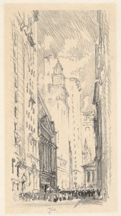 Giełda Papierów Wartościowych autorstwa Joseph Pennell