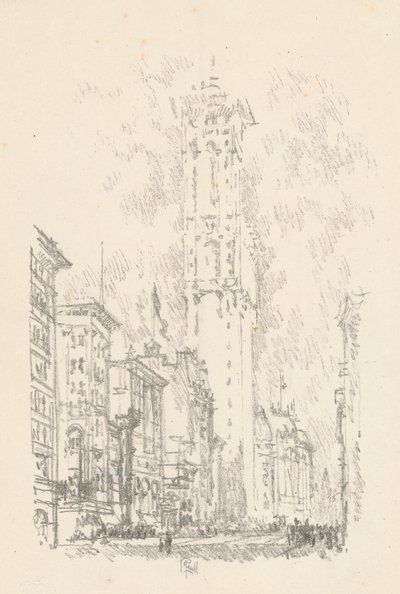 Budynek Timesa autorstwa Joseph Pennell