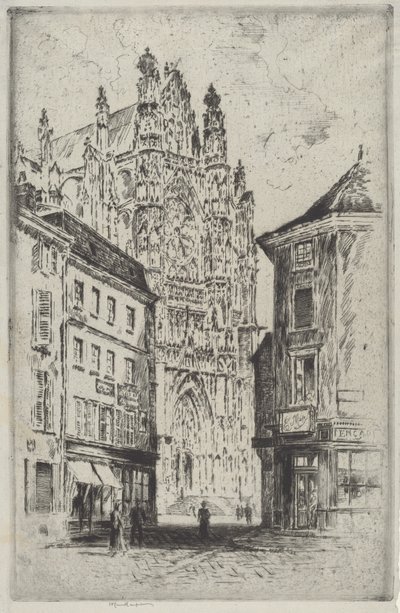Transept, Beauvais autorstwa Joseph Pennell