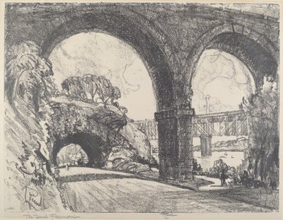 Tunel w Parku autorstwa Joseph Pennell