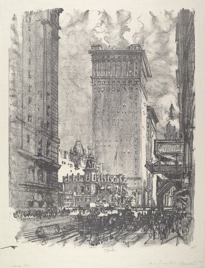 Liga Unii, 1912. autorstwa Joseph Pennell
