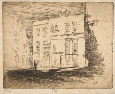 Biały Dom: akwaforta autorstwa Joseph Pennell