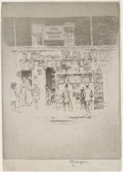 Yorkshire terier autorstwa Joseph Pennell