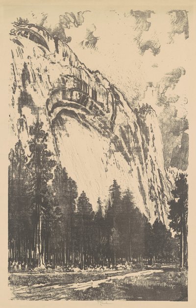 Dolina Yosemite autorstwa Joseph Pennell