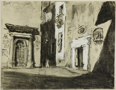 Ulice Toledo autorstwa Joseph Pennell