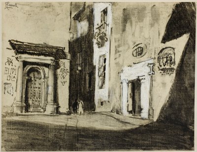 Ulice Toledo autorstwa Joseph Pennell