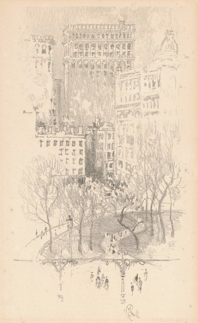 Plac Unii autorstwa Joseph Pennell