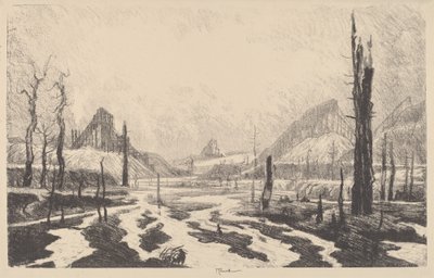 Dolina Spustoszenia autorstwa Joseph Pennell