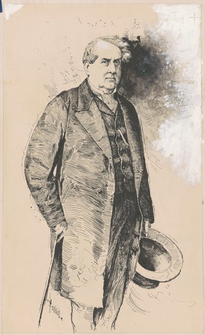 William Wilson Corcoran autorstwa Joseph Pennell