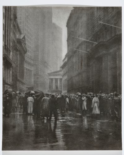 The Curb Market - Nowy Jork, 1921 (druk bromoilowy) autorstwa Joseph Petrocelli