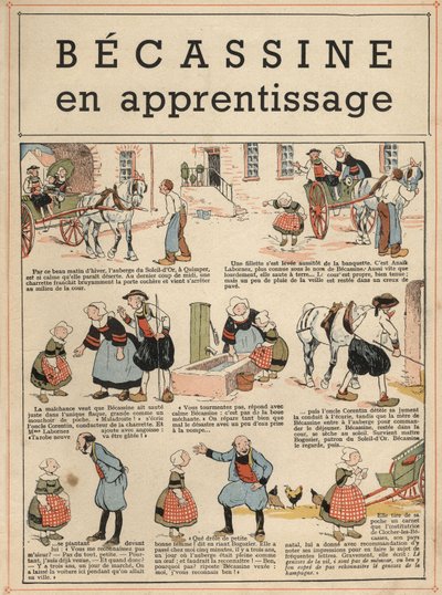 Becassine w treningu autorstwa Joseph Porphyre Pinchon
