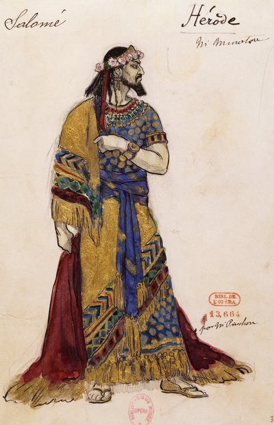 Herod Antypas, szkic Josepha Porphyre