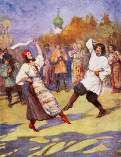 Rosyjski taniec chłopski autorstwa Joseph Ratcliffe Skelton