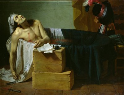 Śmierć Marata, 1793 autorstwa Joseph Roques