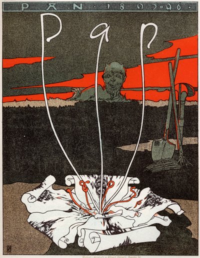 Sztuka. Pan, magazyn w stylu secesyjnym. Plakat Josepha Sattlera, Niemcy, c.1895 (plakat) autorstwa Joseph Sattler