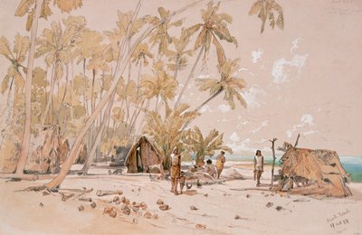 Austriacka fregata Novara opłynęła świat w latach 1857-59 ... autorstwa Joseph Selleny