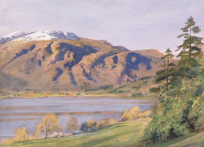 Coniston (wc na papierze) autorstwa Joseph Severn