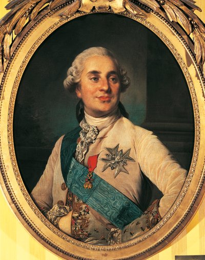 Retrato de Luís XV da França, conhecido como o Bem-Amado (Versalhes autorstwa Joseph Siffred Duplessis
