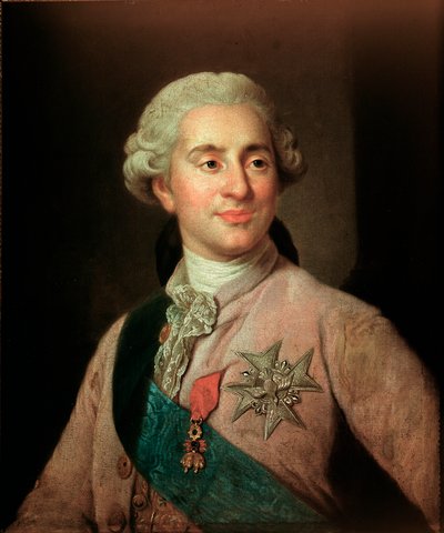 Portret króla Francji Ludwika XVI (1754-1793) noszącego insygnia Orderu Złotego Runa Obraz Josepha Siffreda Duplessisa (1725-1802) (Joseph-Siffred, Joseph Siffrede, Joseph-Siffrede, Joseph Siffrein, Joseph- Siffrein) XVIII w. M autorstwa Joseph Siffred Duplessis