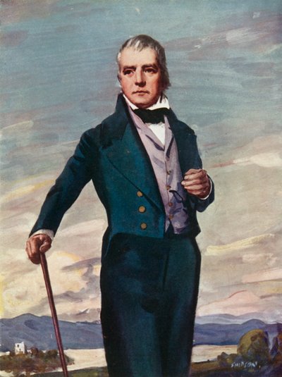 Sir Walter Scott, 1771-1832 autorstwa Joseph Simpson