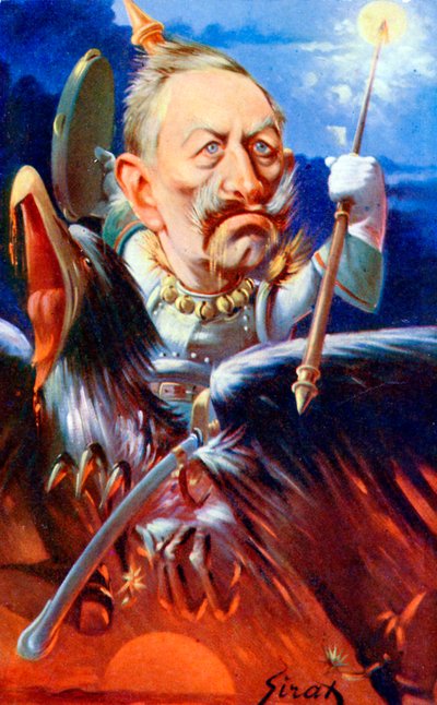 Kaiser Wilhelm II - karykatura Sirat autorstwa Joseph Sirat