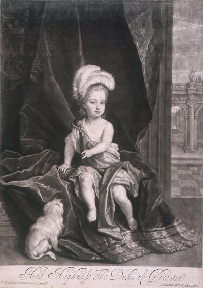 Wilhelm, książę Gloucester, jako dziecko, ok. 1720 autorstwa Joseph Smith