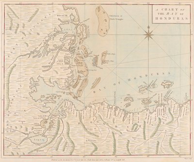 Mapa Zatoki Honduraskiej autorstwa Joseph Smith Speer