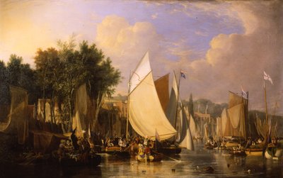Thorpe Water Flilic - Popołudnie, 1824-5 autorstwa Joseph Stannard