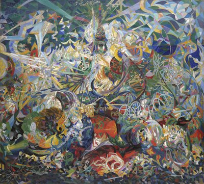 Bitwa Świateł, Coney Island, Mardi Gras autorstwa Joseph Stella